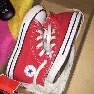 Size 9 toddler Red Converse